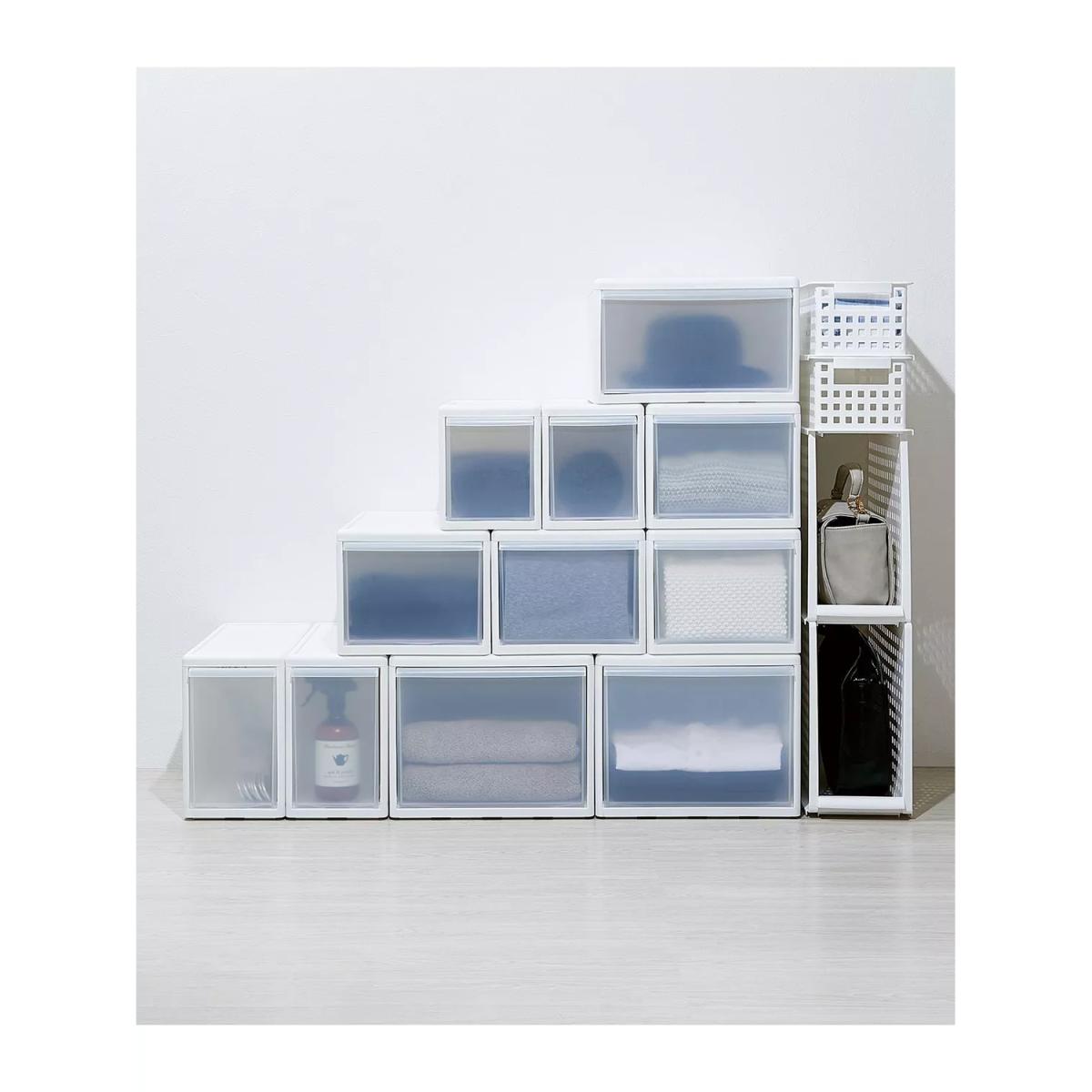 Like-it Modular Storage Basket, Medium, H13.4cm, White – image 3