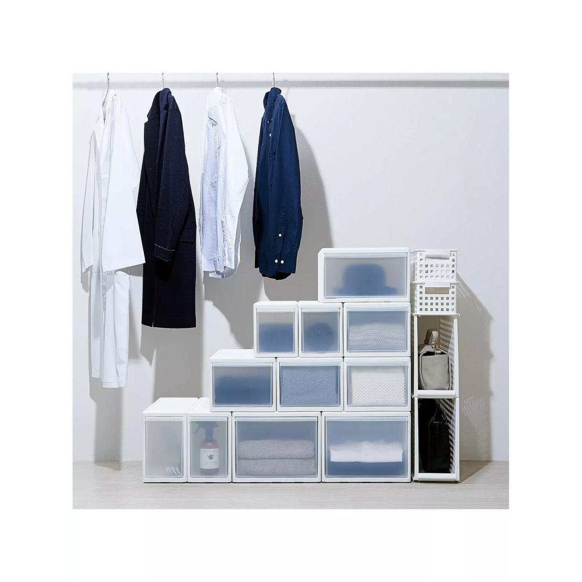 Like-it Modular Storage Basket, Medium, H13.4cm, White – image 9