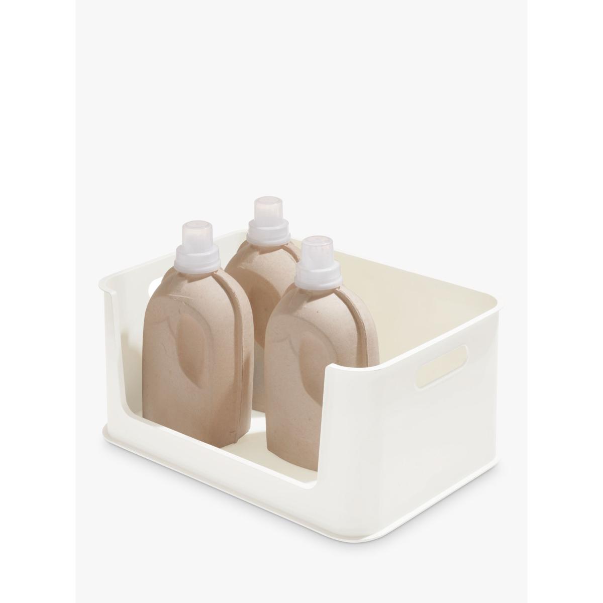 iDesign Eco Collection Recycled Plastic Stacking Open Front Box, Large – image 2