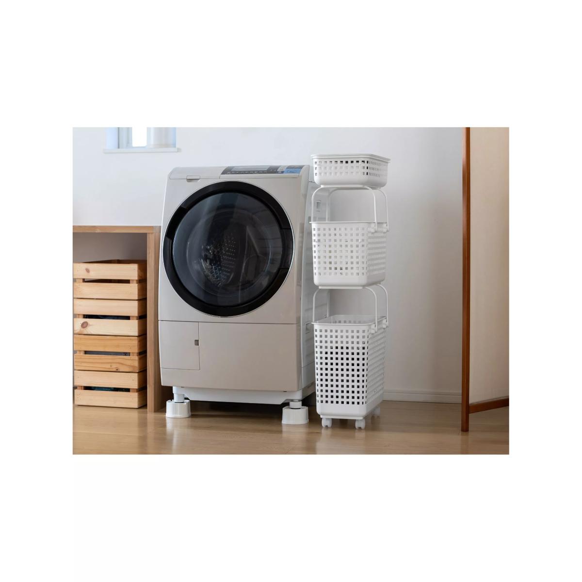 Like-it Modular Biomass Stacking Basket, White, Medium – image 3