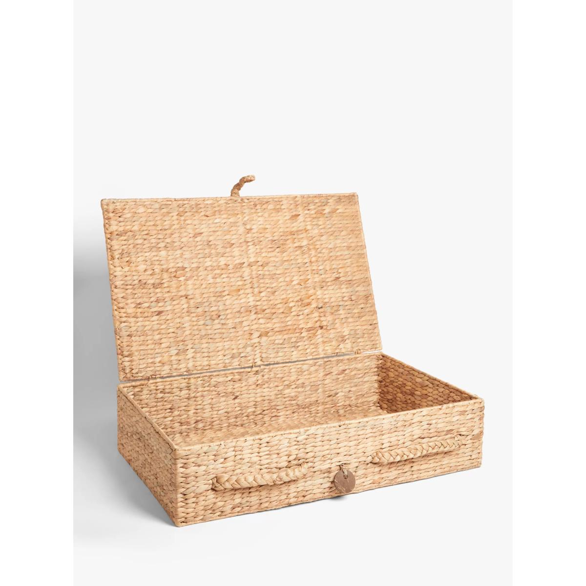 John Lewis & Partners Water Hyacinth Underbed Storage Basket – image 3