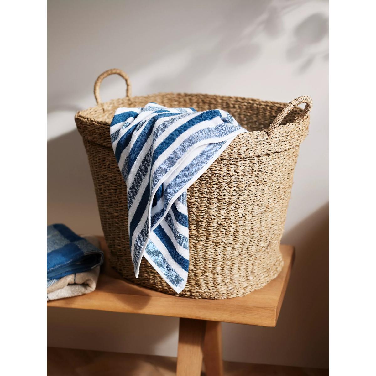 John Lewis Slouchy Oval Seagrass Basket, Natural – image 2