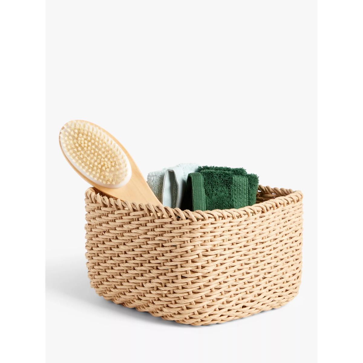 John Lewis & Partners Paper Rope Basket, Natural, Medium – image 2