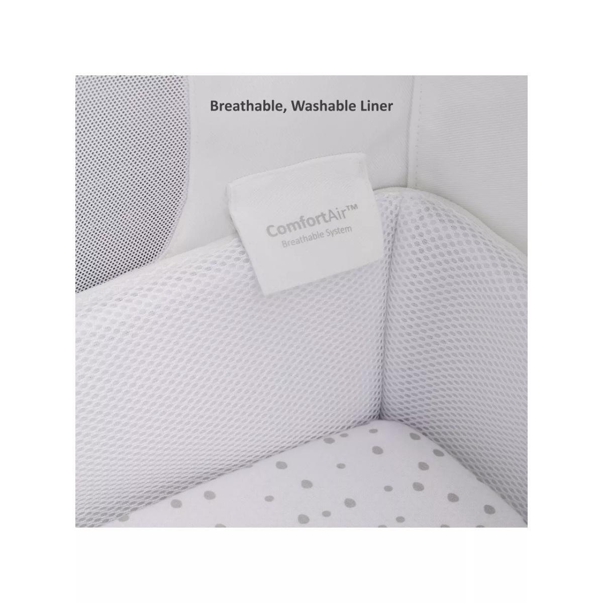 Snüz SnüzPod 4 Bedside Crib, Haze Grey – image 7