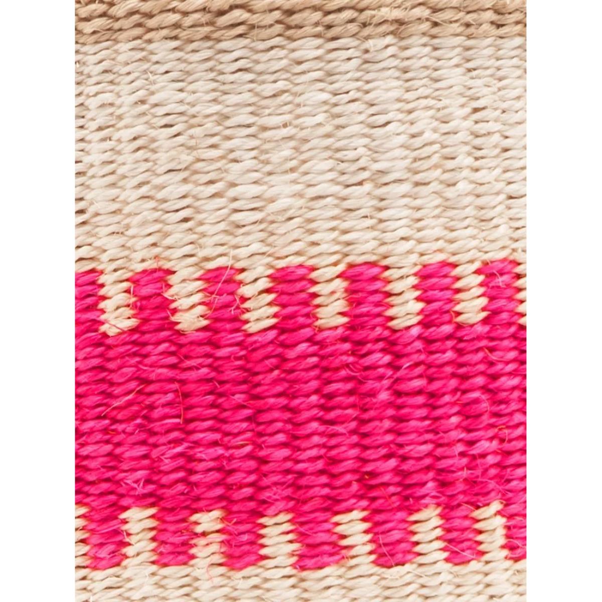 The Basket Room Kuzuia Woven Storage Basket, Pink Stripe, Extra Large – image 6