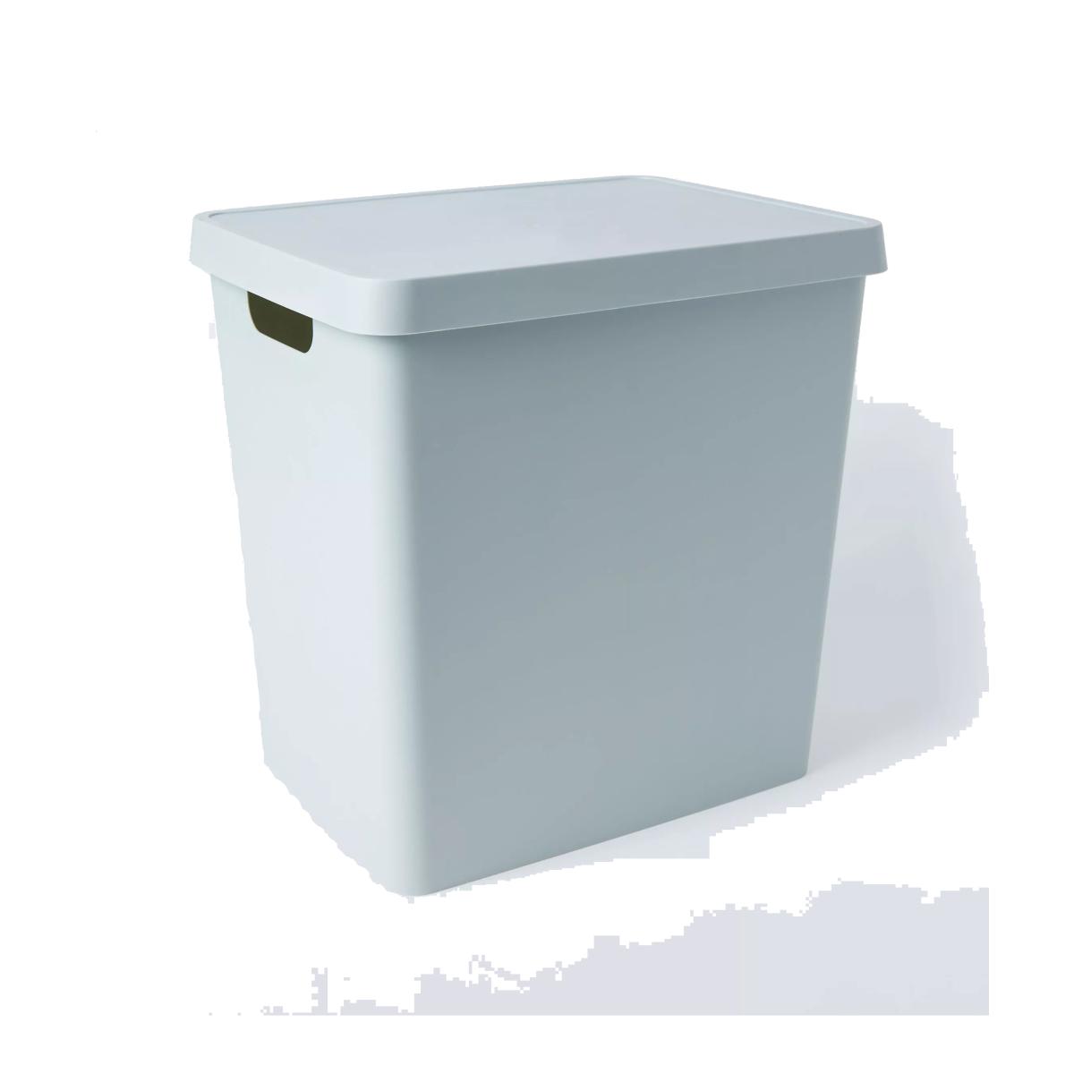 John Lewis ANYDAY Stackable Plastic Storage Box with Lid, XL – image 1