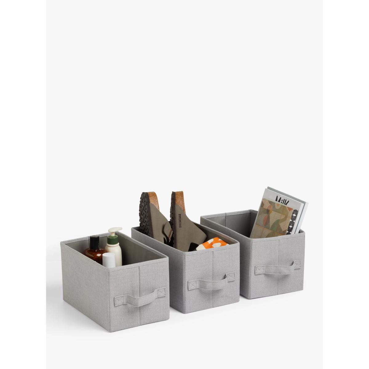 ANYDAY John Lewis & Partners Storage Boxes, Set of 3 – image 2