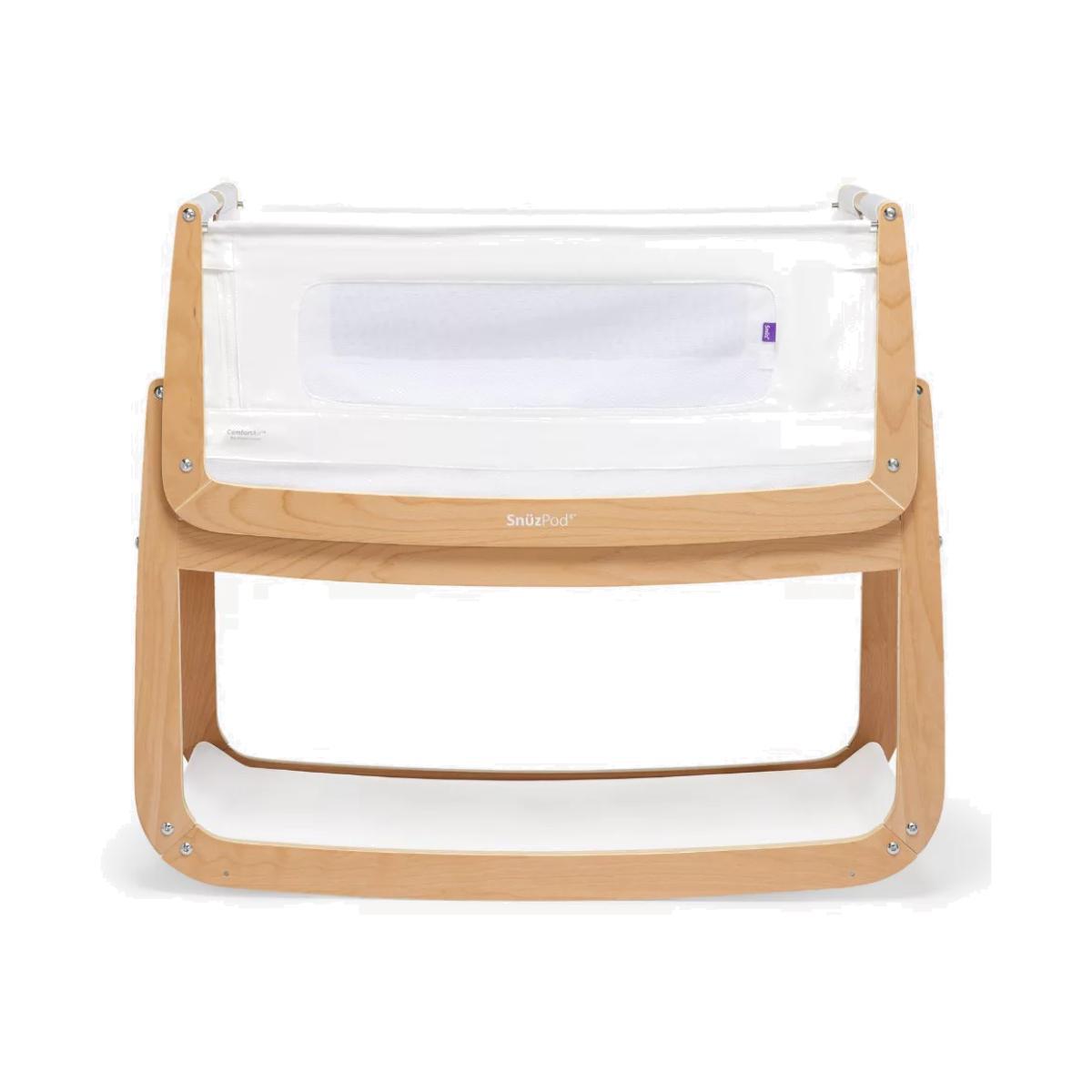 Snüz SnüzPod 4 Bedside Crib, Natural – image 1