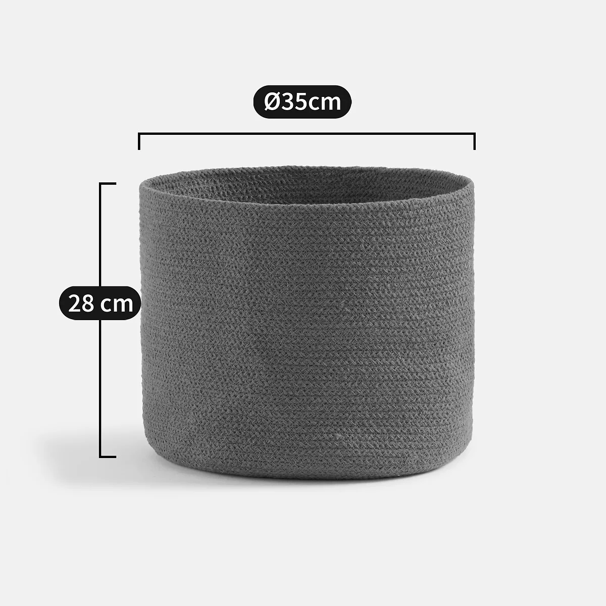 Cotton Basket Ø35cm, Osinia – image 3