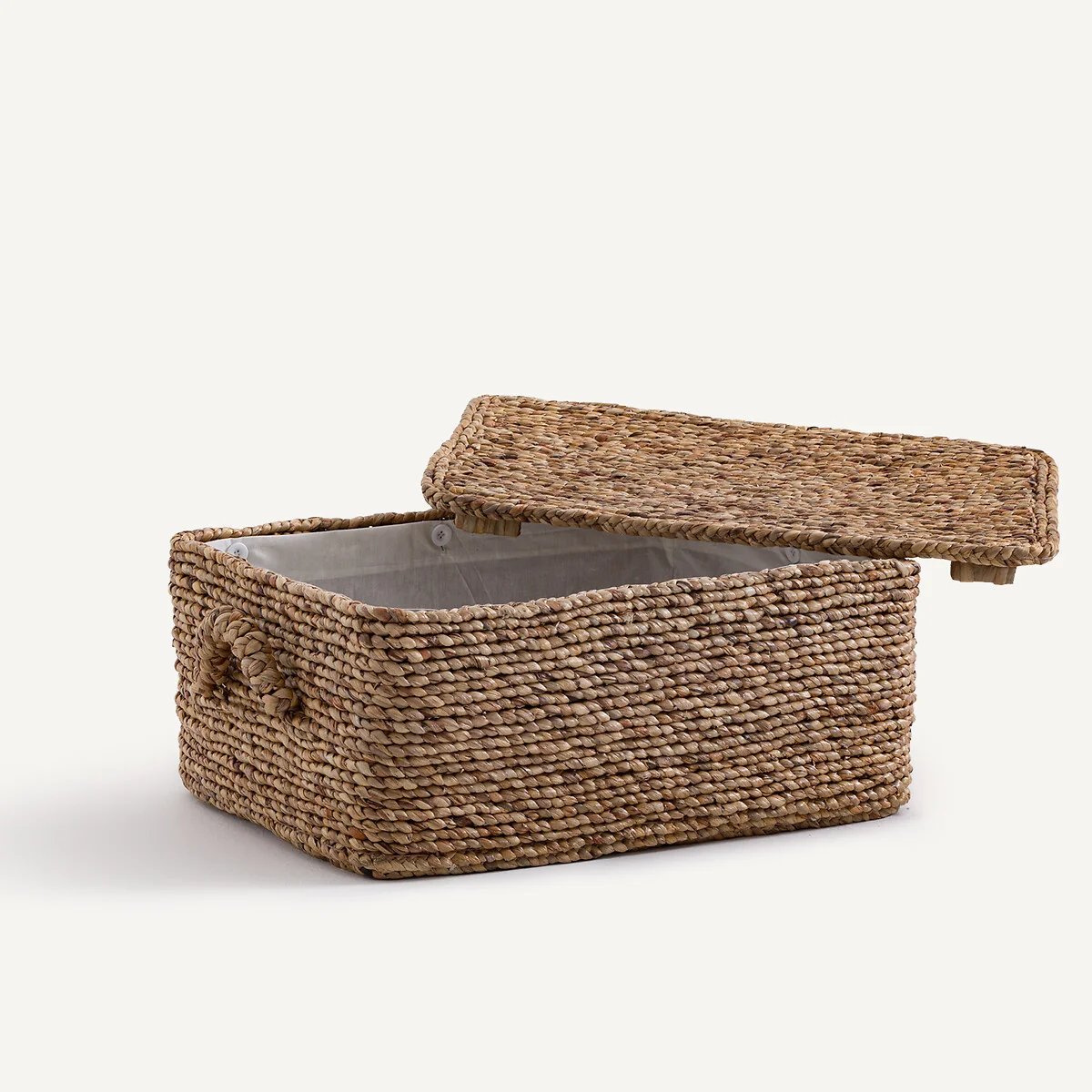 Lian Woven Sea Hyacinth Rectangular Basket – image 4