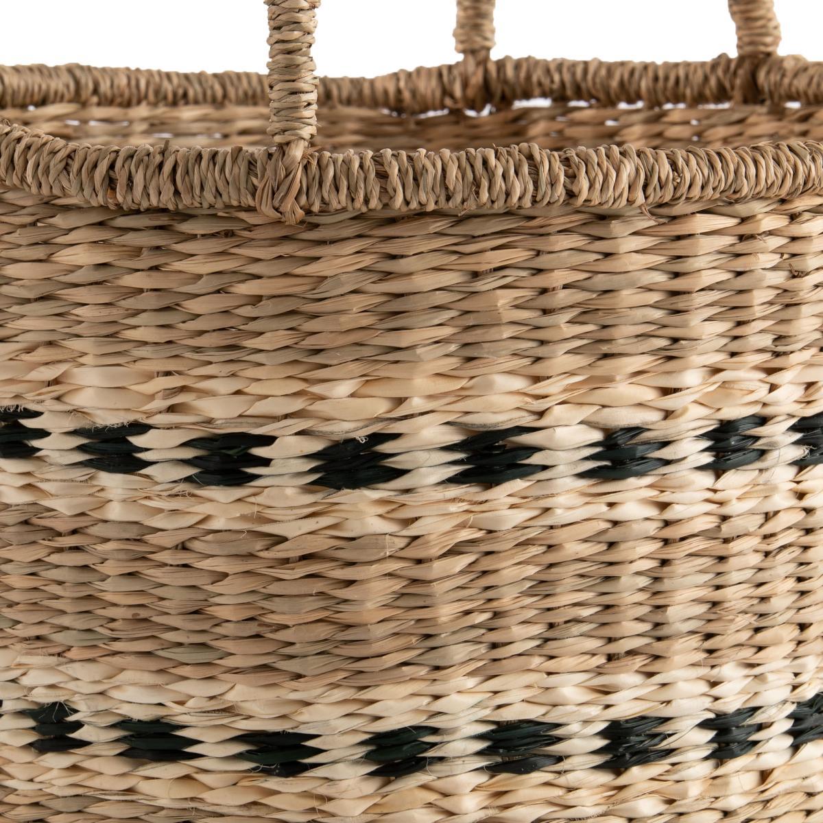 Azzu Round Braided Seagrass Basket – image 2