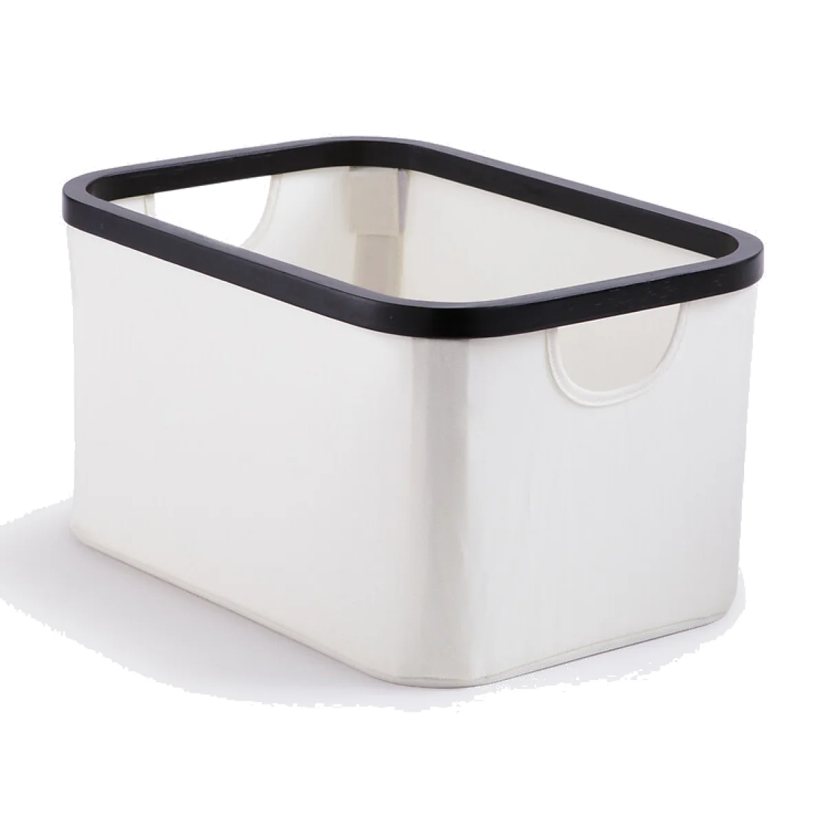 Yoani Black and White Storage Basket, Size M – image 1