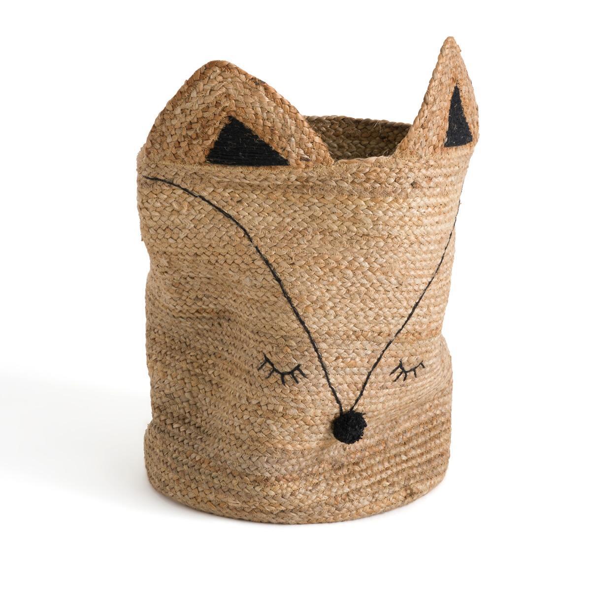 Foxi Large Woven Jute Basket – image 2
