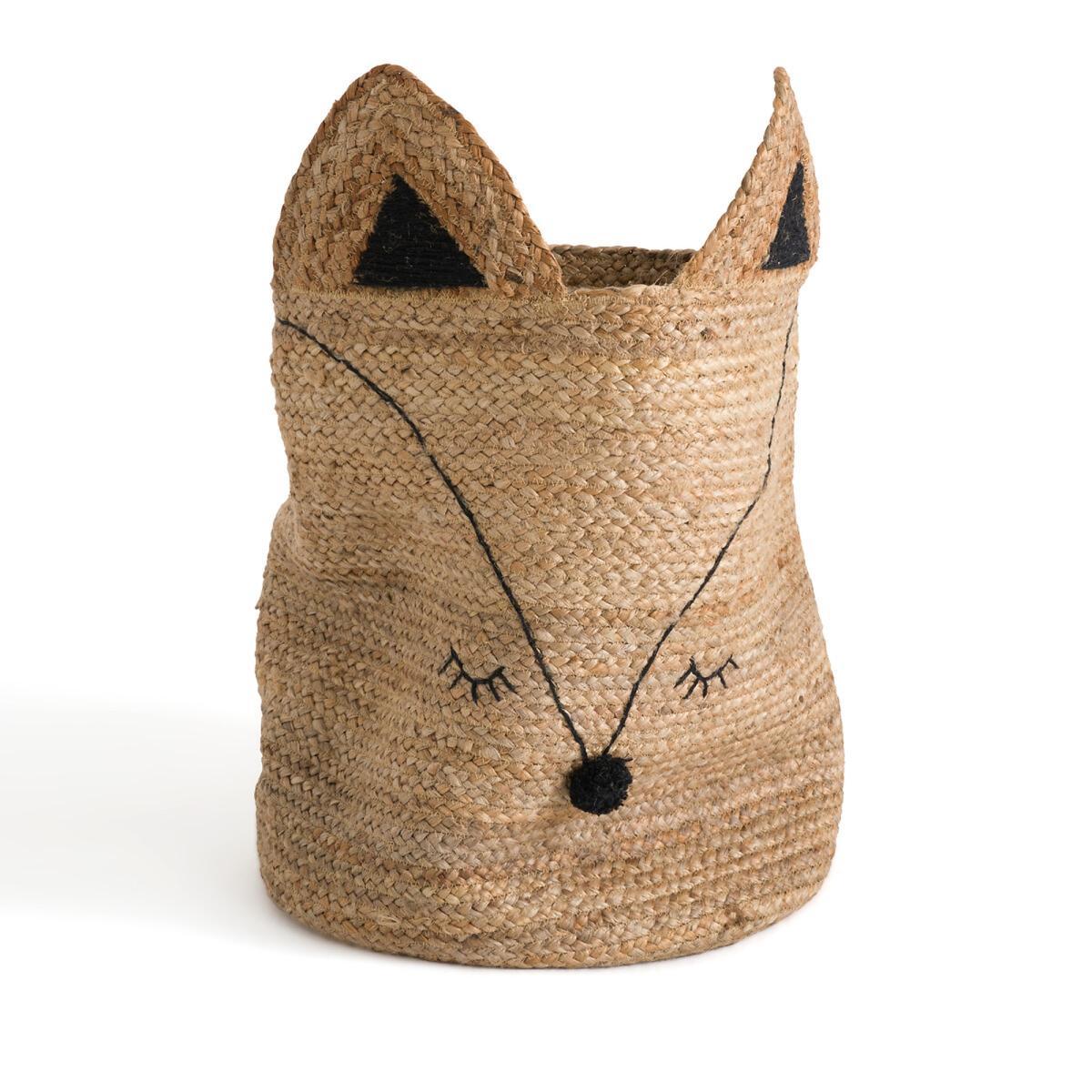 Foxi Large Woven Jute Basket – image 3