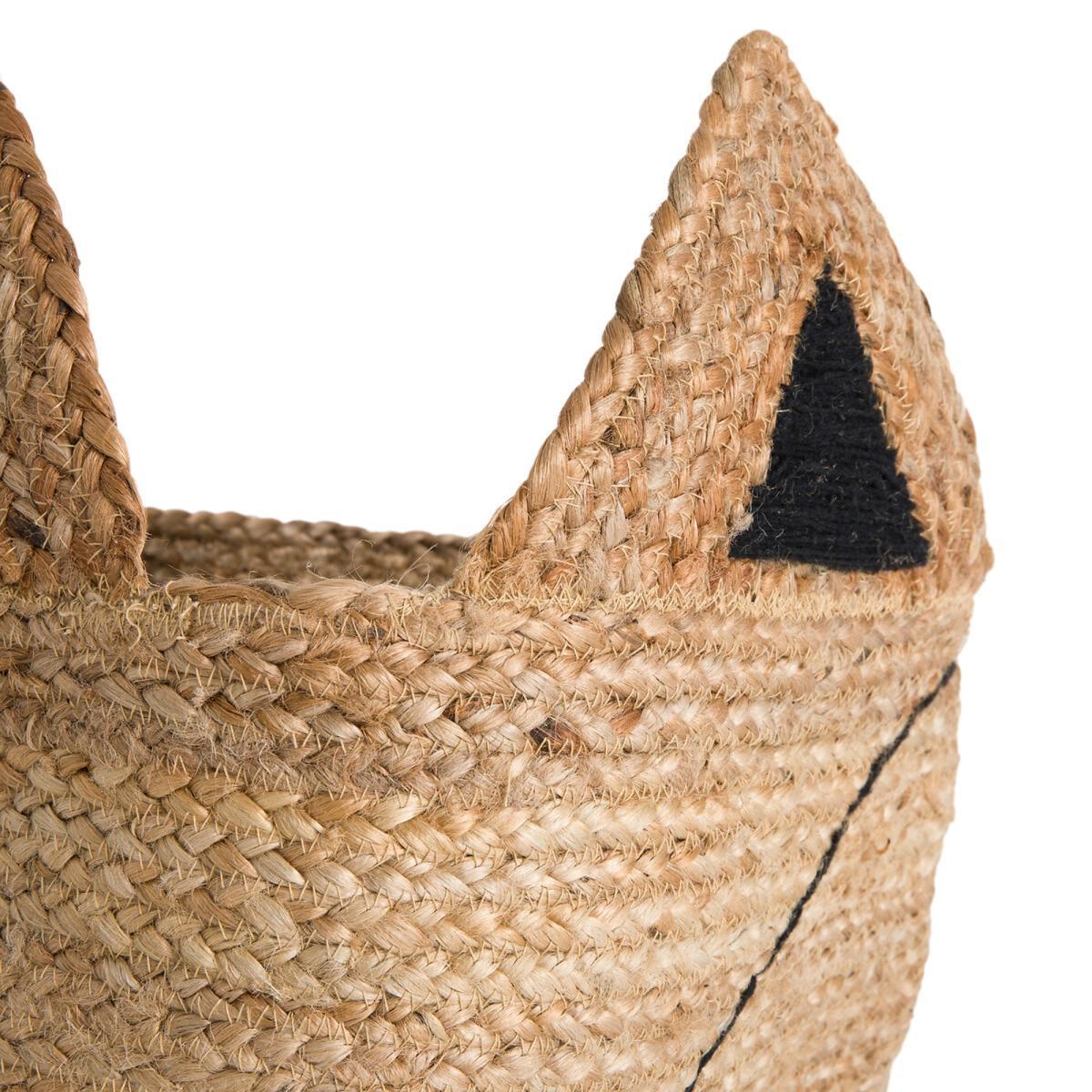 Foxi Large Woven Jute Basket – image 4