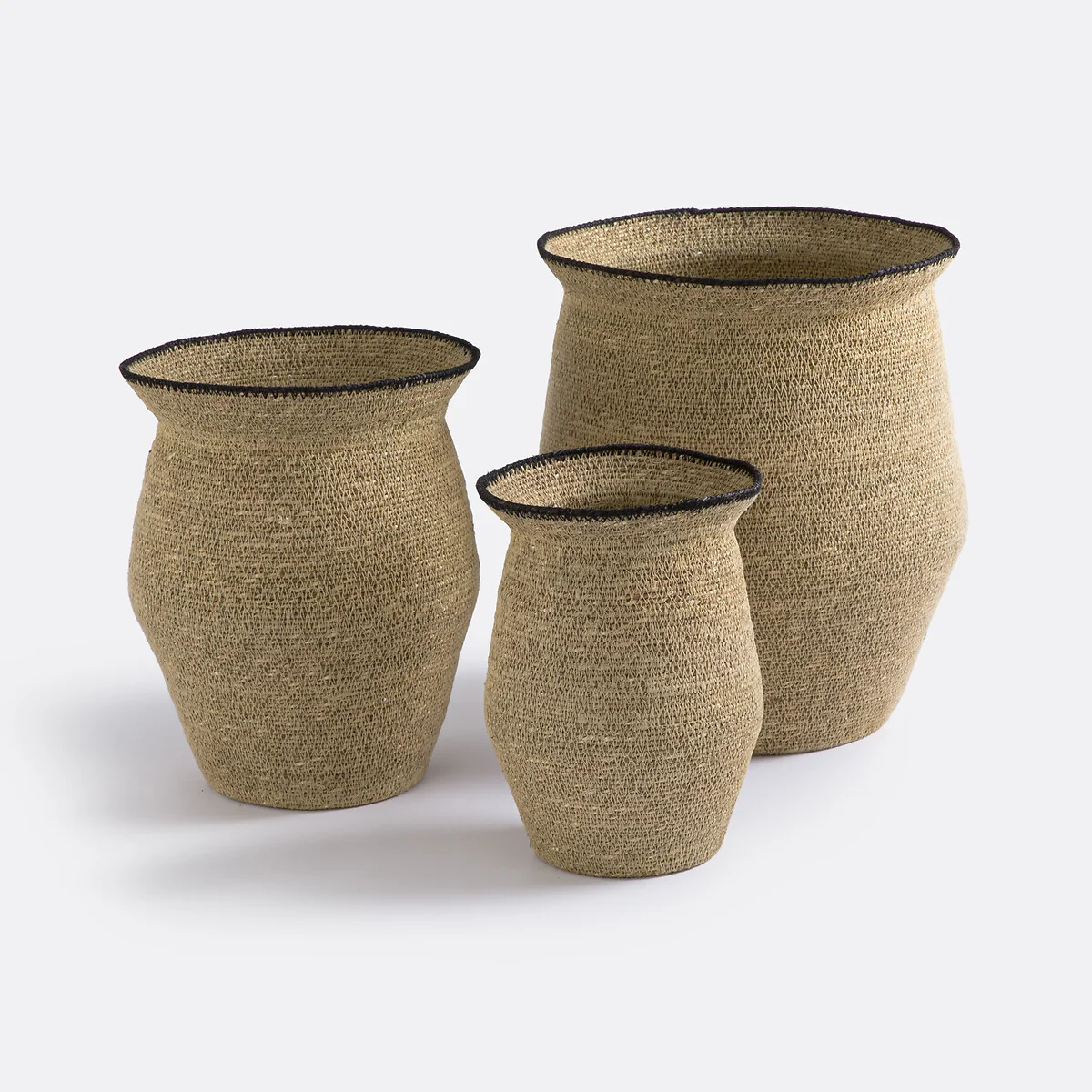 Saski Woven Straw Basket H35cm – image 4