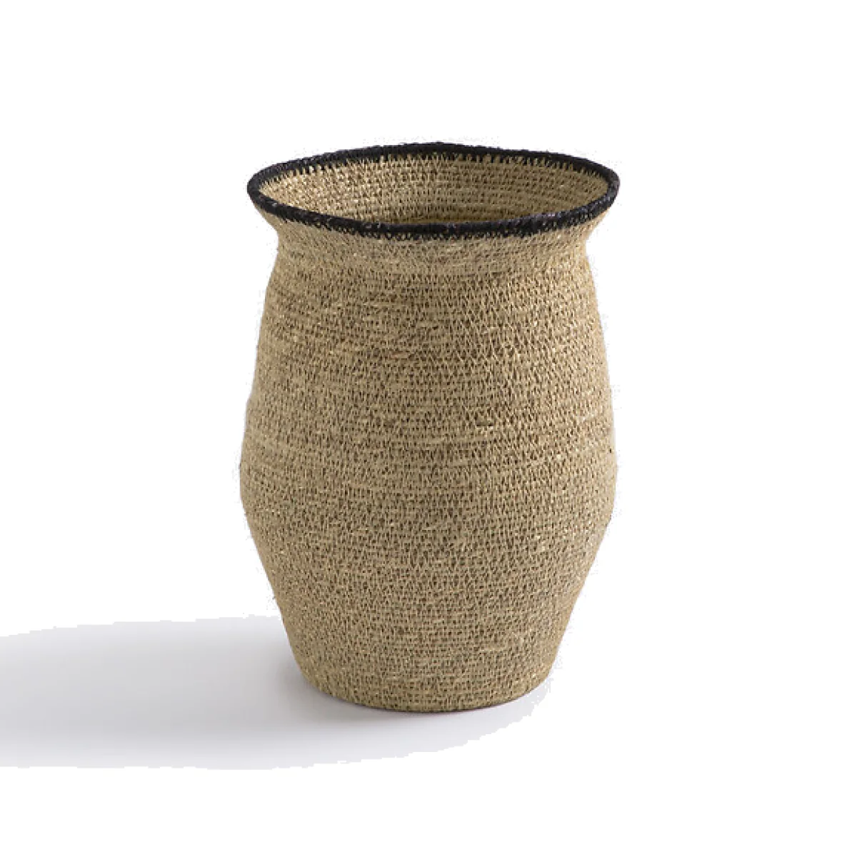 Saski Woven Straw Basket H25cm – image 1