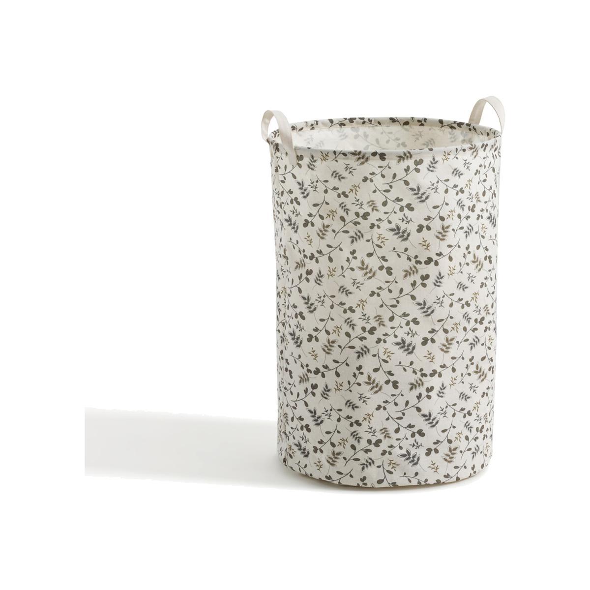 Oita Floral Polycotton Laundry Basket – image 1