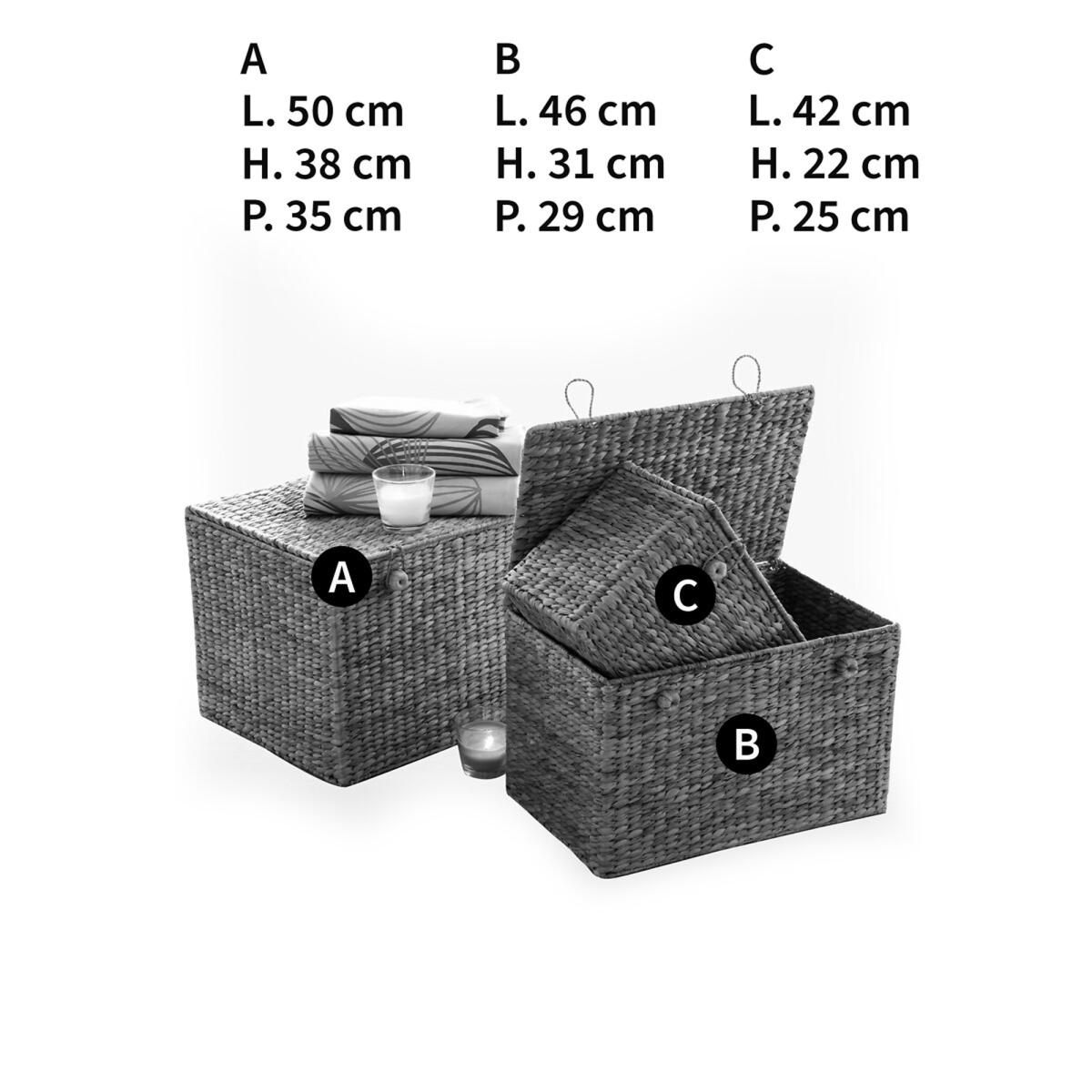 Semra Woven Seagrass Storage Boxes – image 7