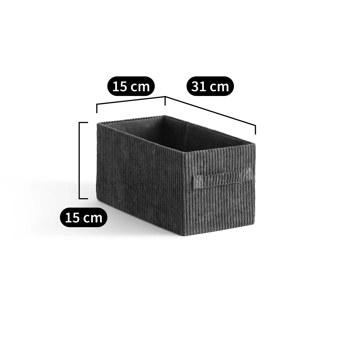 Veloudo Foldable Corduroy Basket – image 5