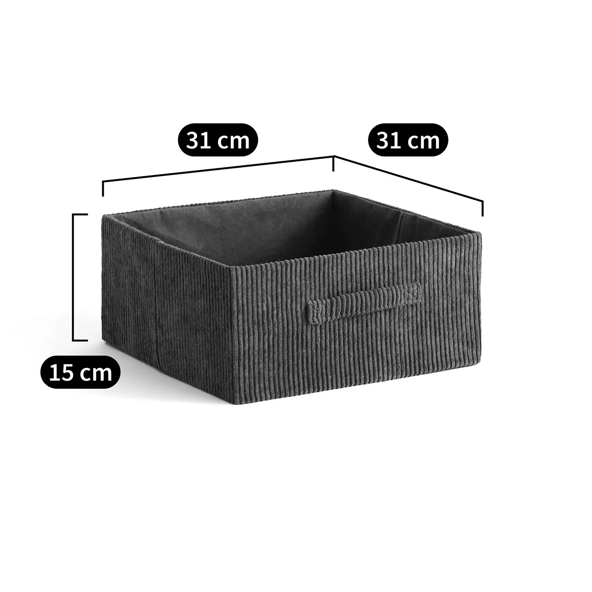 Veloudo Foldable Corduroy Basket – image 5