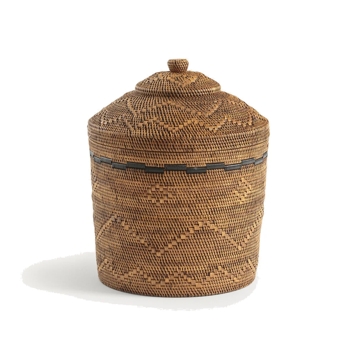Brazil 50cm Woven Bamboo & Rattan Basket – image 1