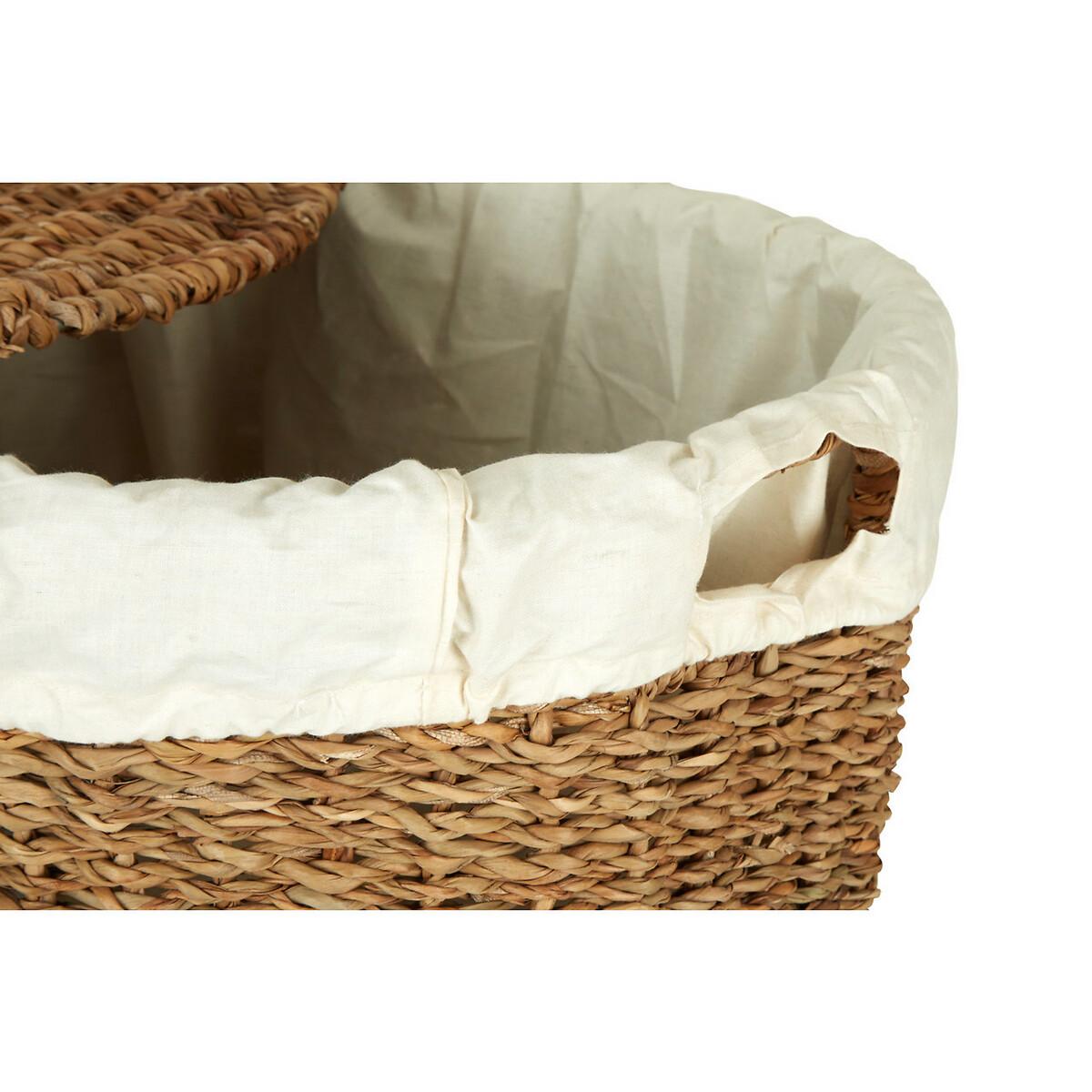 Oval Seagrass Basket With Lid – image 5
