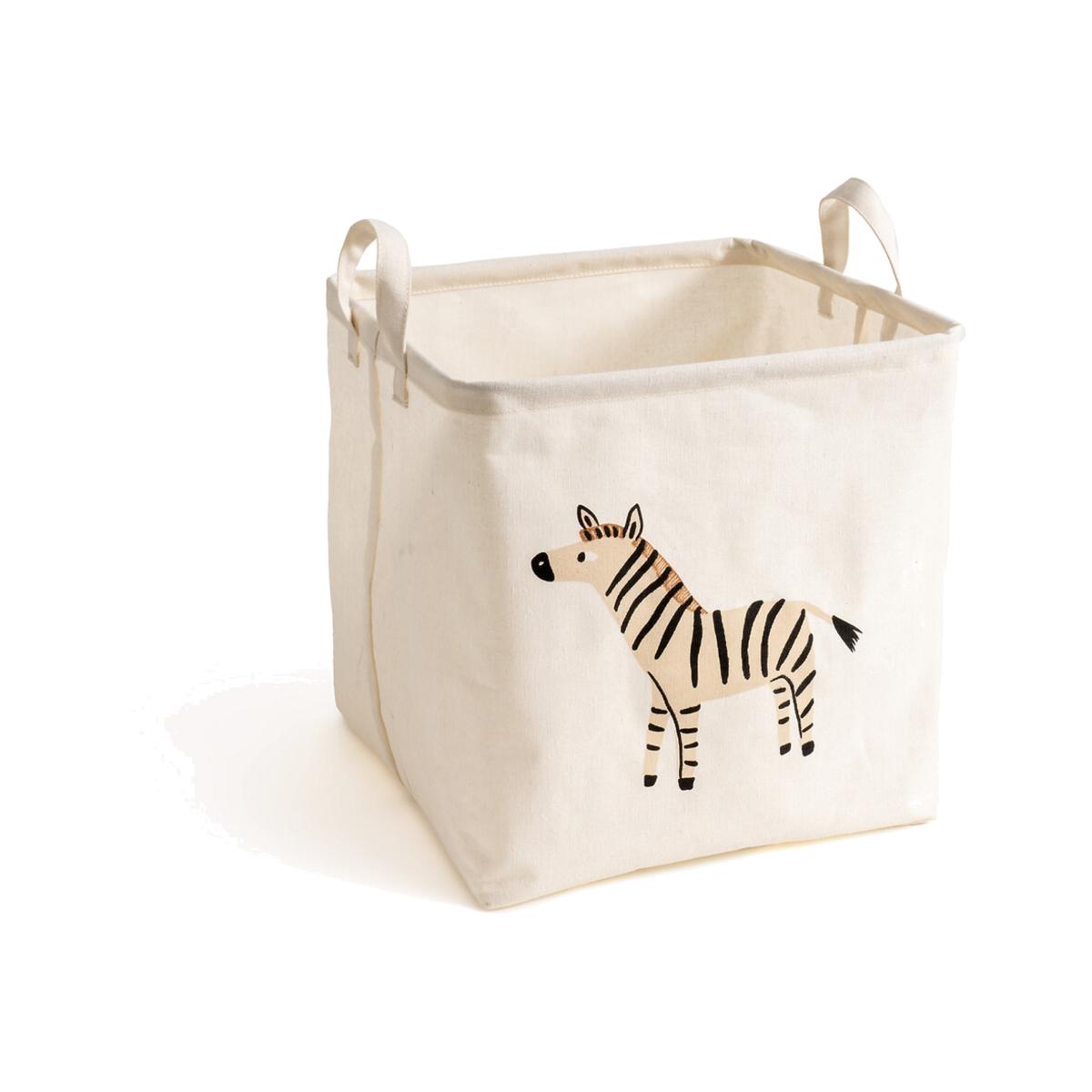 Junglito Zebra Cube Basket – image 1