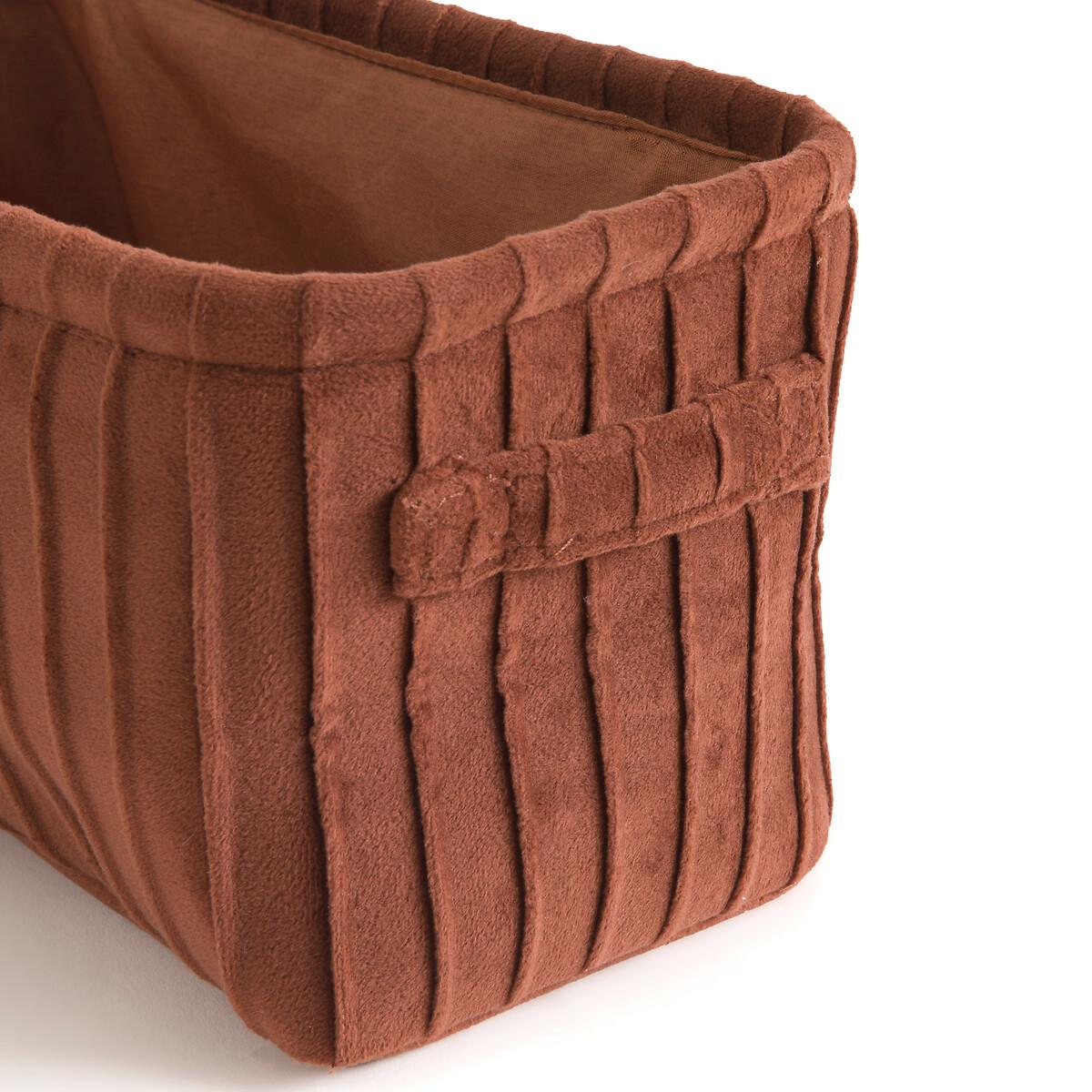 Velvetas Pleated Velvet Basket – image 2