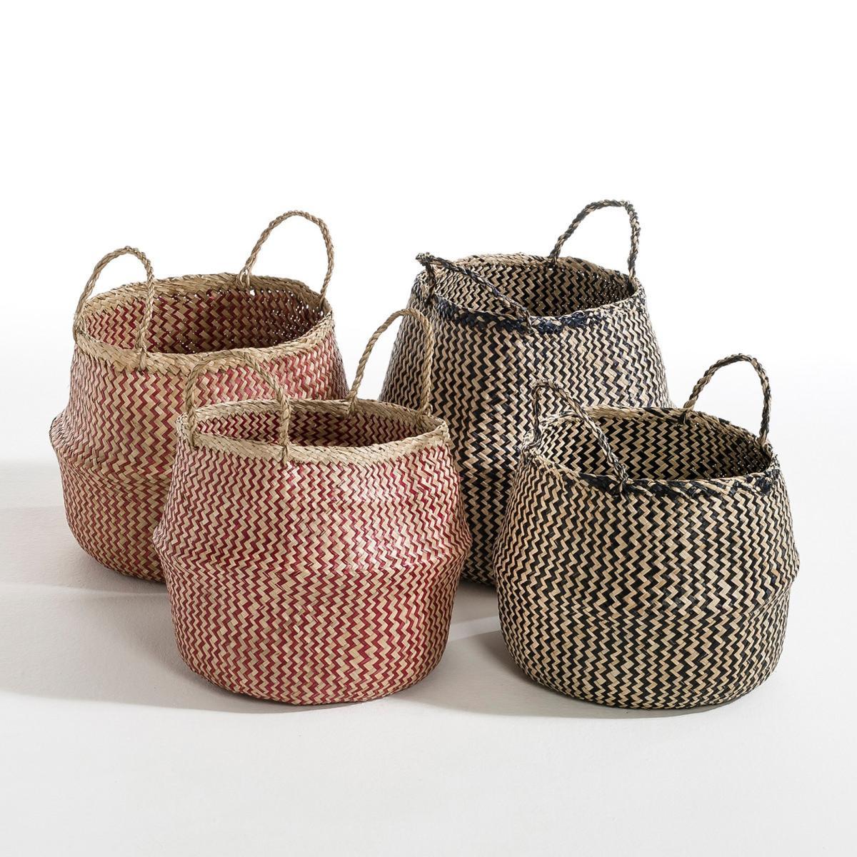 Trebla Small Woven Storage Basket, H28cm – image 4