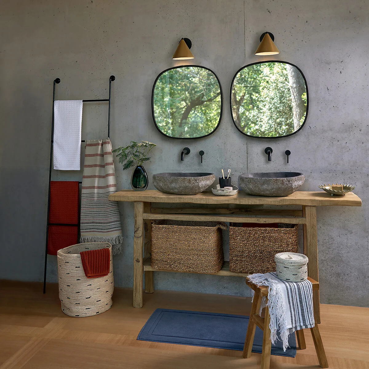 Raga Rectangular Wicker Basket – image 2