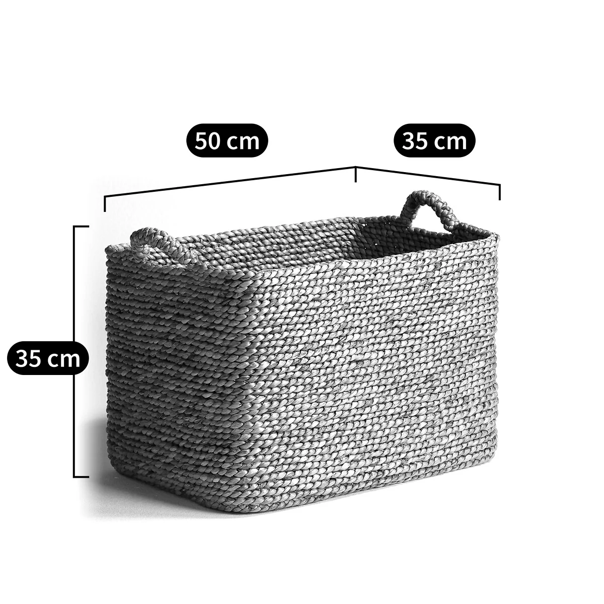 Raga Rectangular Wicker Basket – image 4