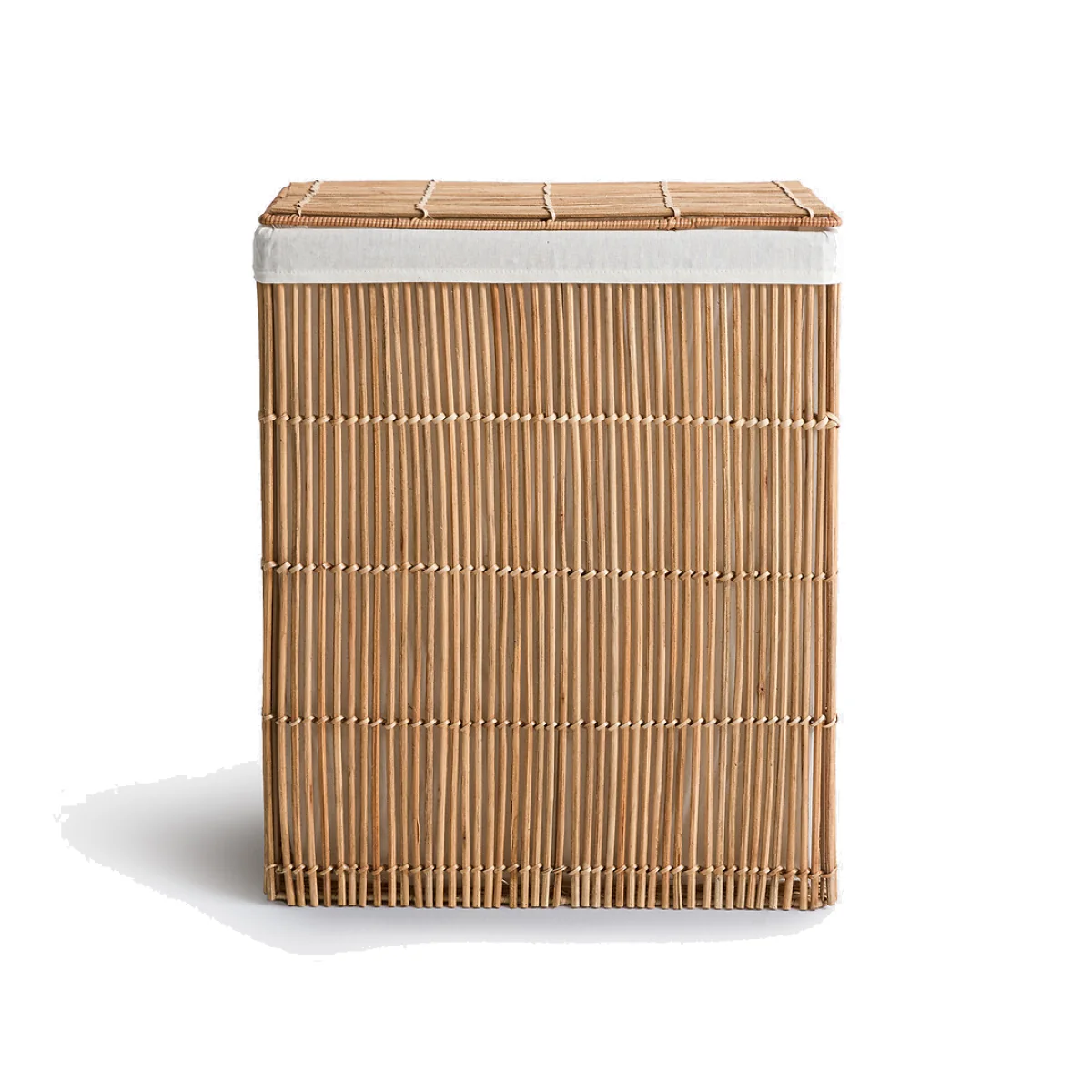 Rotuni Rattan Openwork Rectangular Laundry Basket – image 1