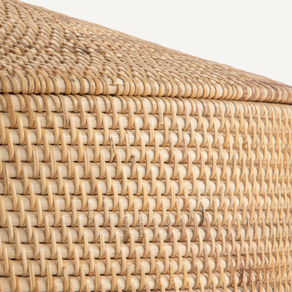 Mirella Rattan and Woven Bamboo Basket – image 3
