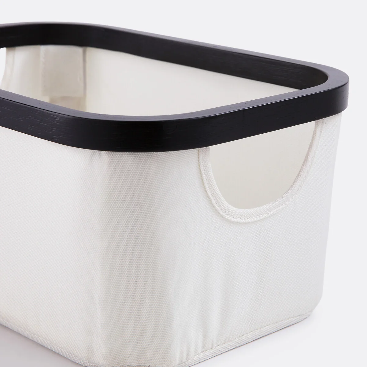 Yoani Black and White Storage Basket, Size S – image 3