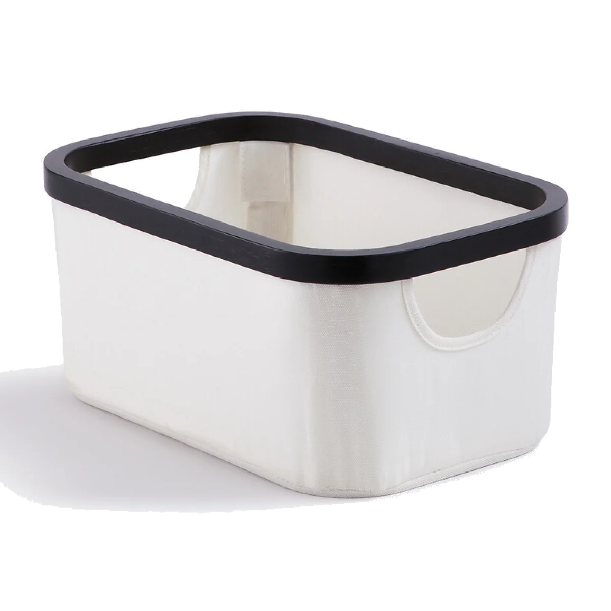 Yoani Black and White Storage Basket, Size S – image 1
