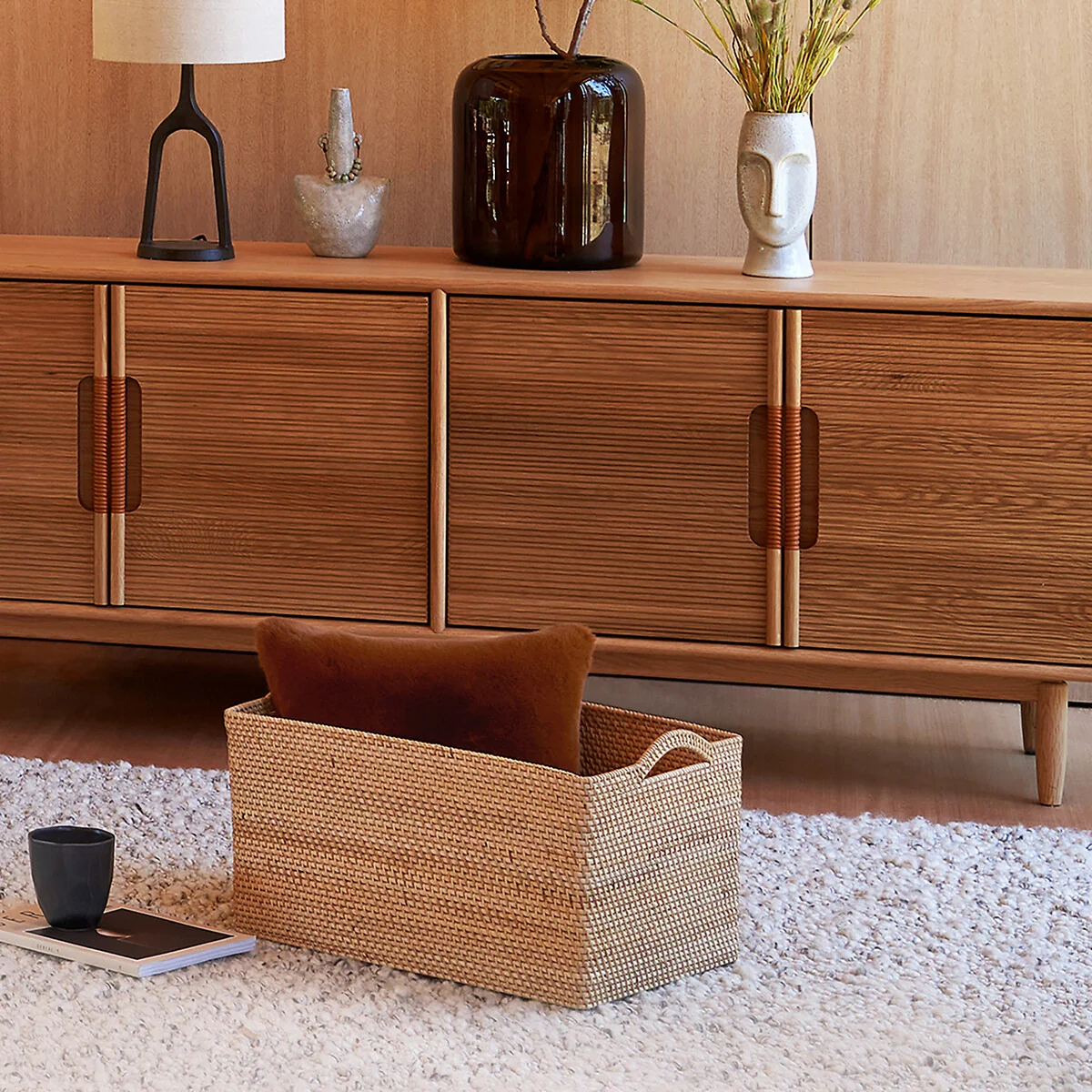 Sorong 50cm Rattan Rectangular Storage Basket – image 2