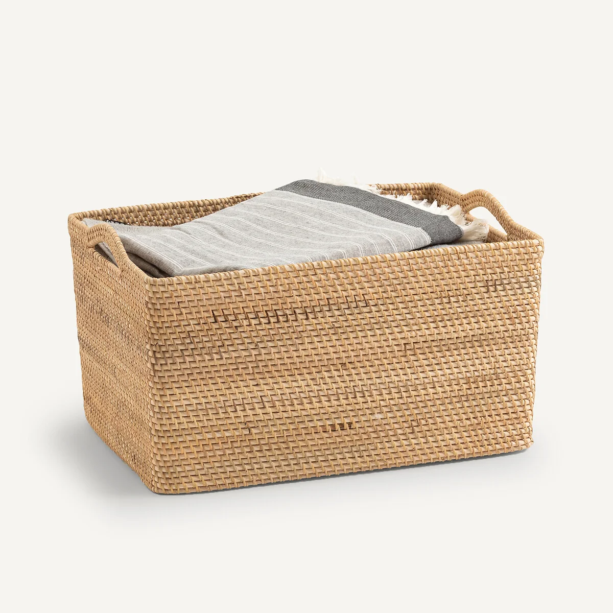 Sorong 50cm Rattan Rectangular Storage Basket – image 3