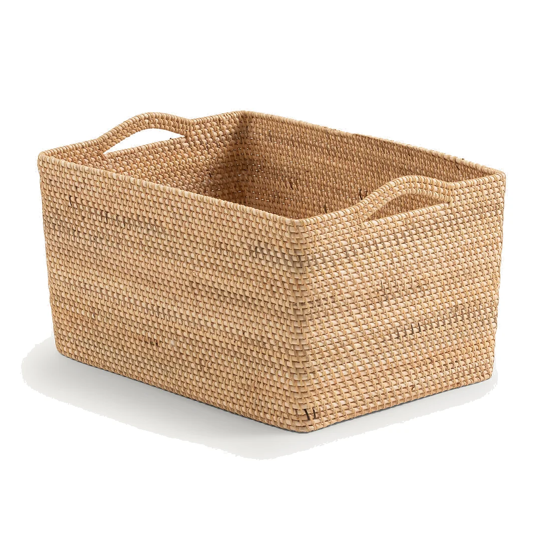 Sorong 50cm Rattan Rectangular Storage Basket – image 1
