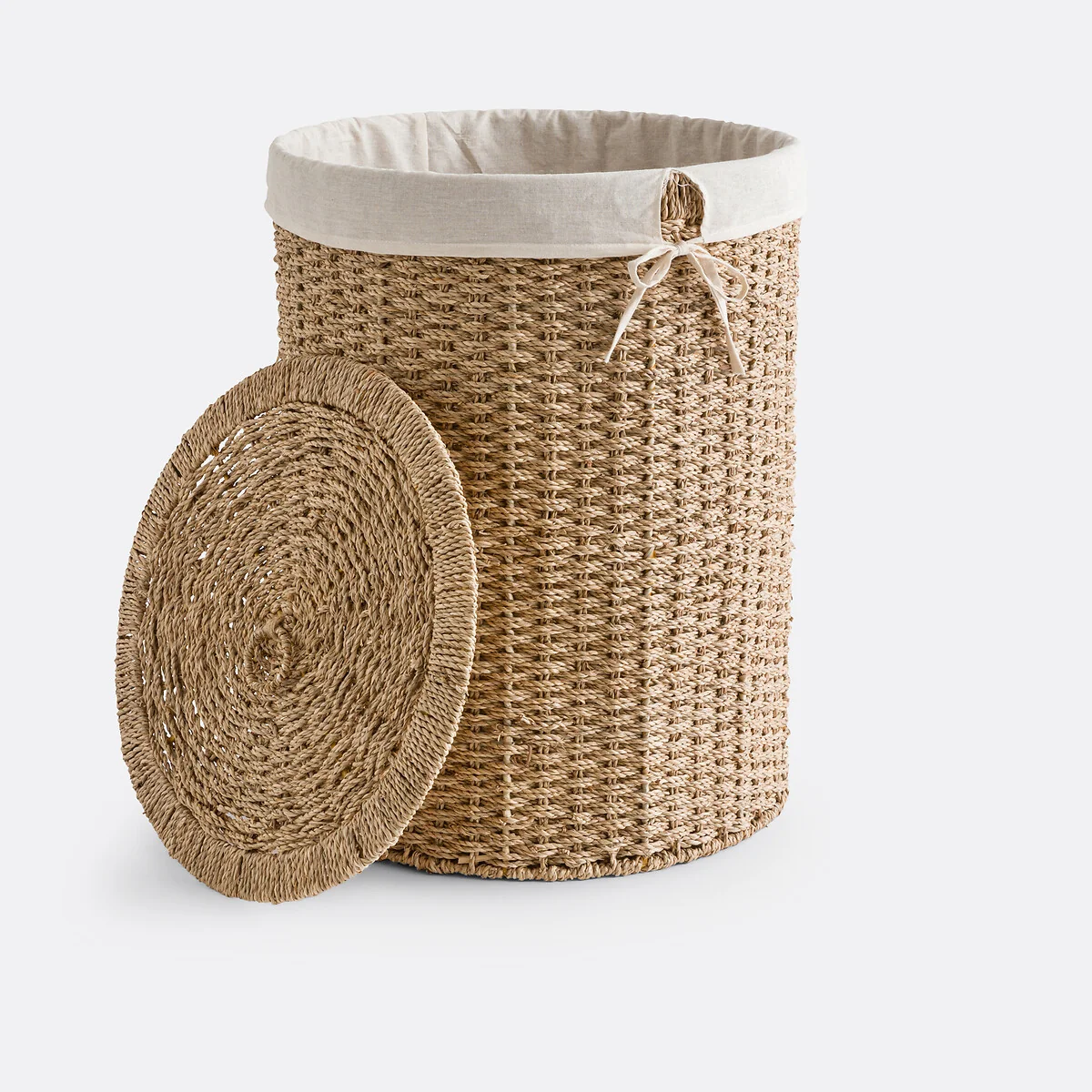 Jubo Woven Straw Laundry Basket – image 2