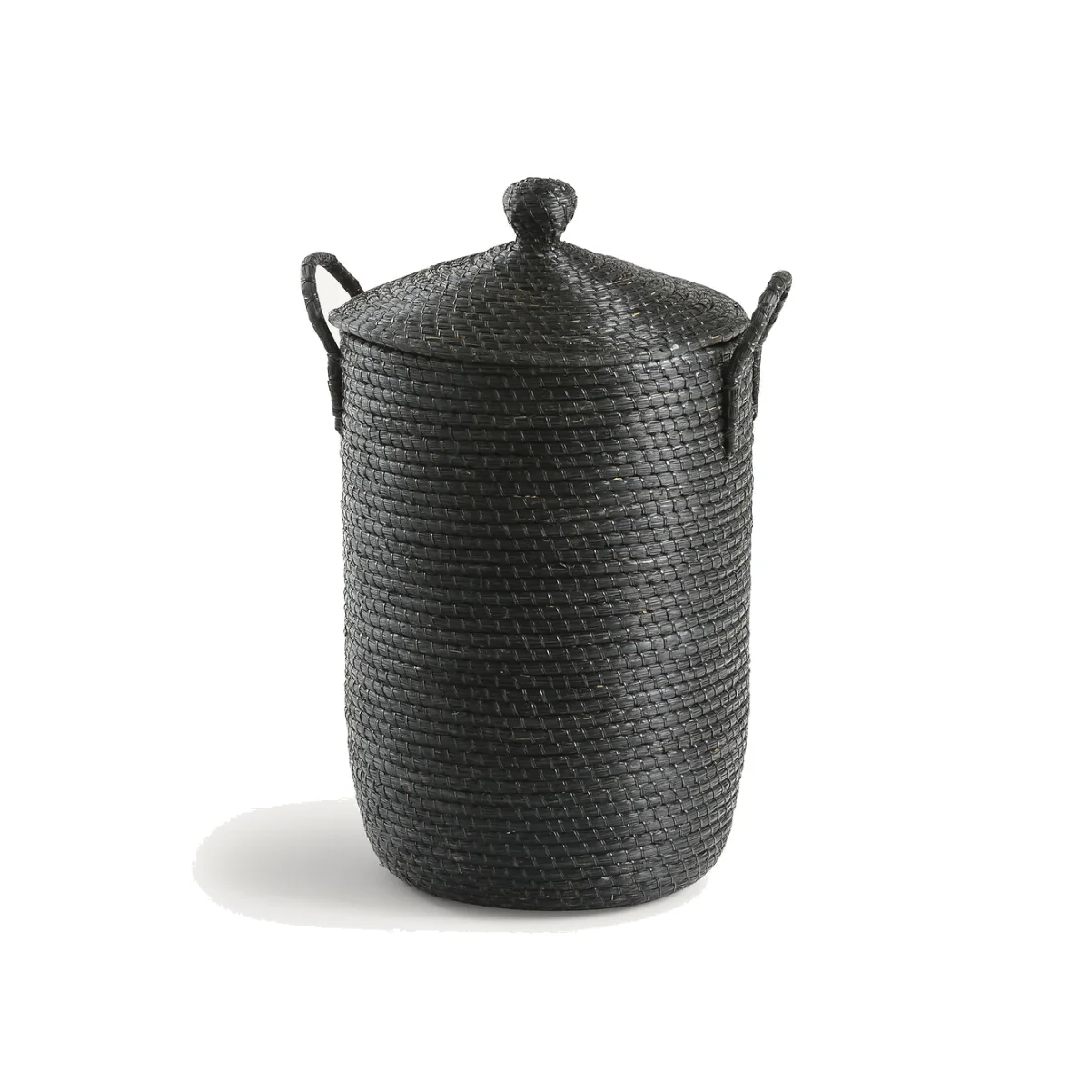 Honoka Braided Rice Straw Laundry Basket – image 1