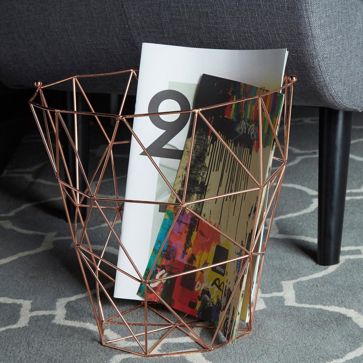 Copper Finish Storage Basket – image 2
