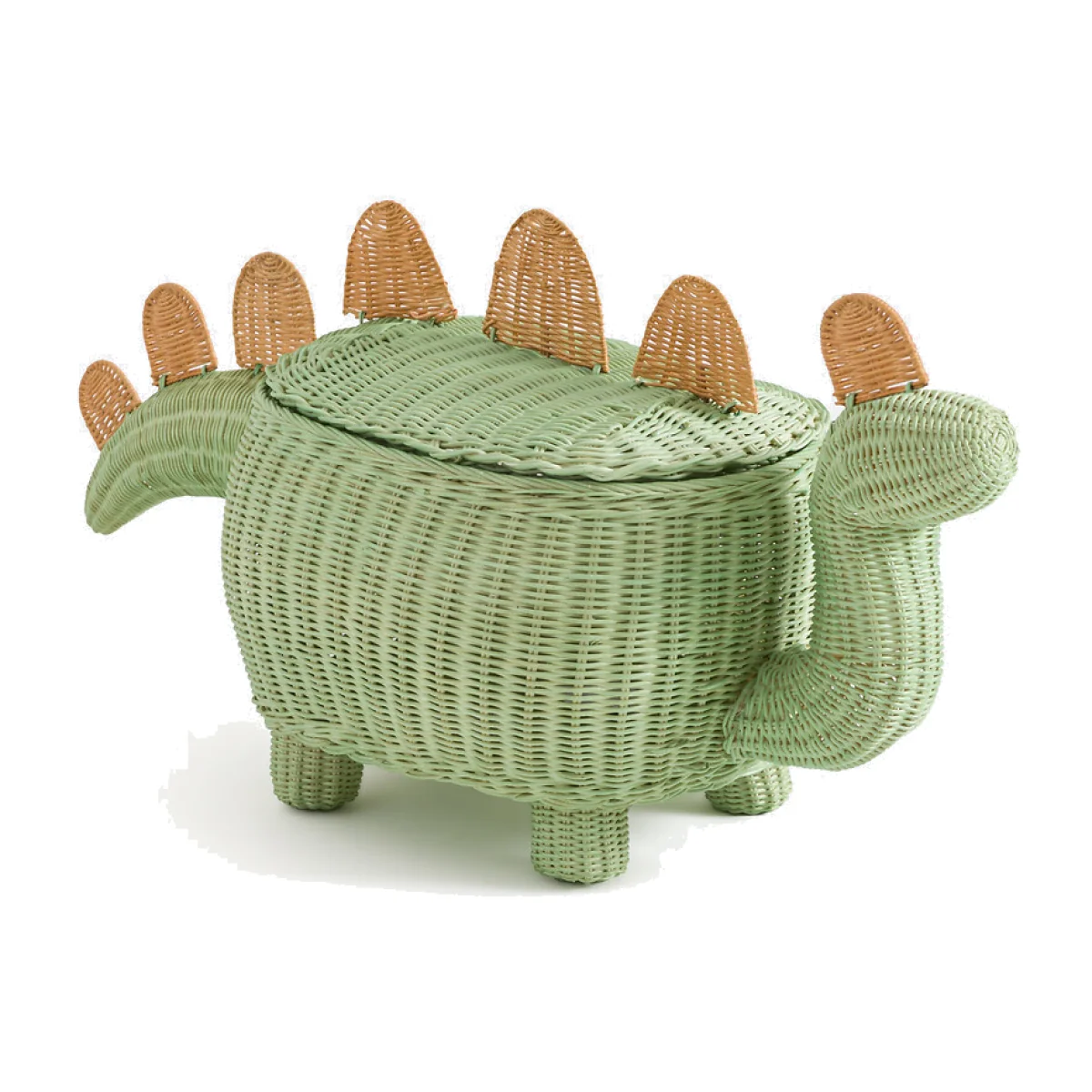Dinos Rattan Dinosaur Basket – image 1