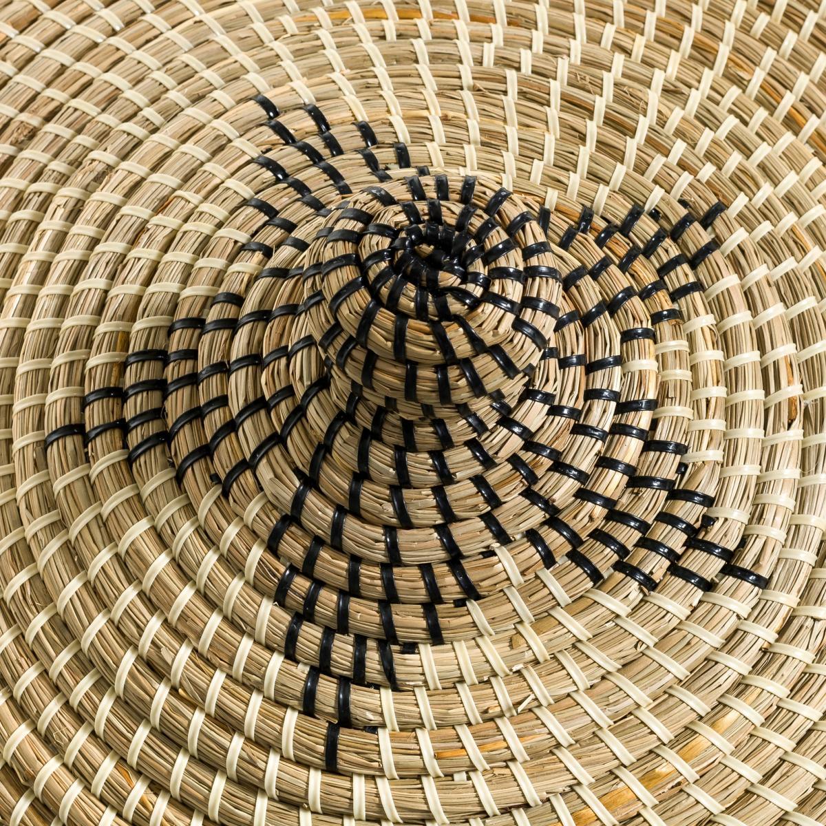Small Louna Rice Straw Basket, H48cm – image 3