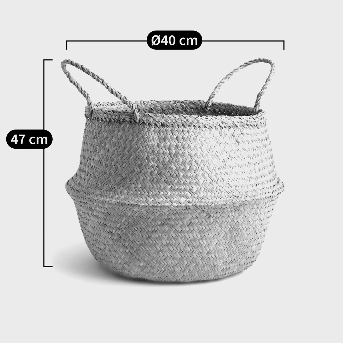 Rixy 47cm High Ball Basket with Handles – image 2