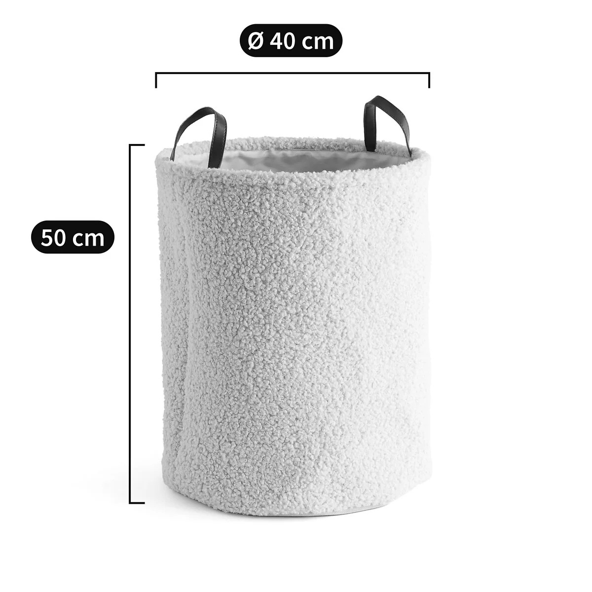 Boklio Textured Laundry Basket – image 4