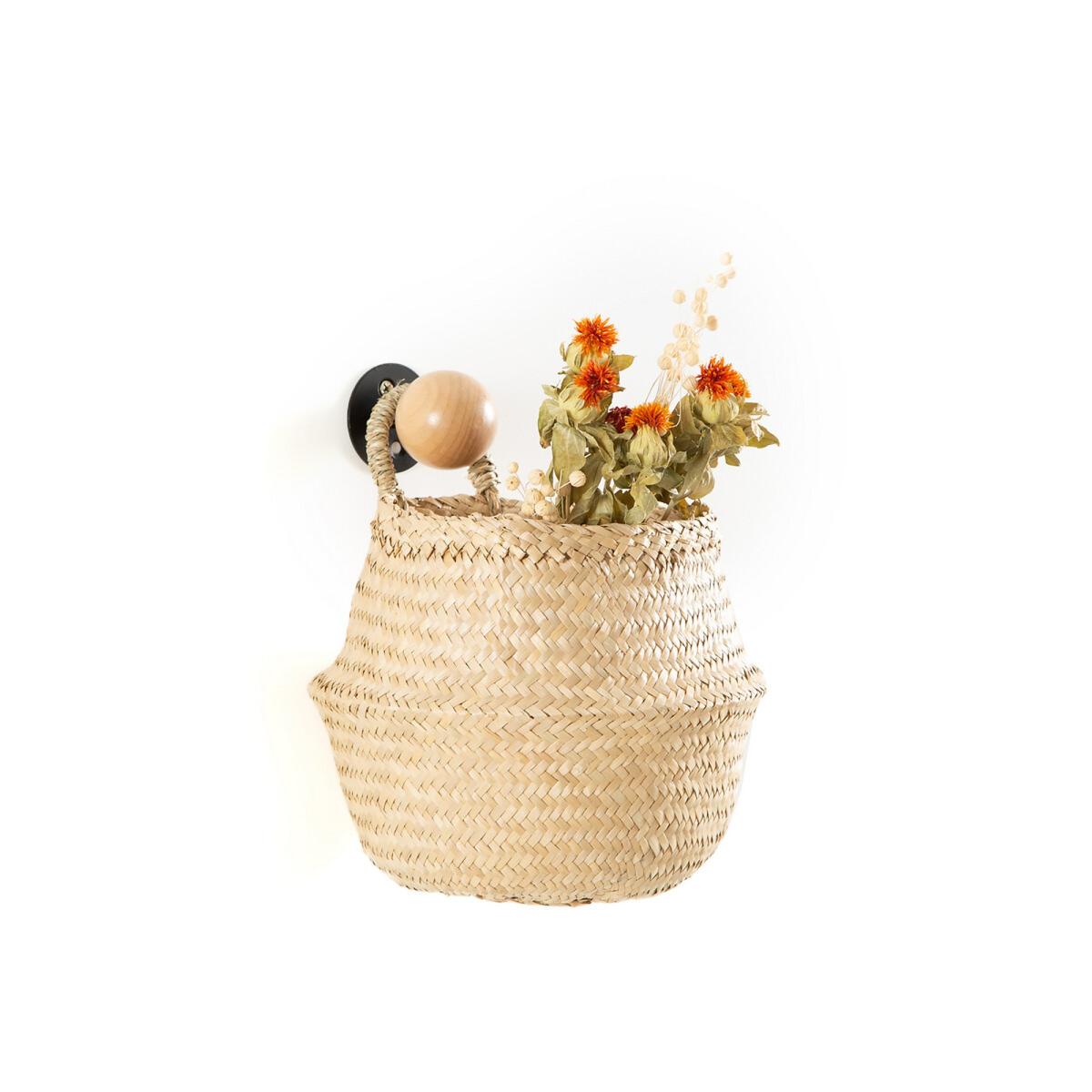 Rixy Foldable Ball Hanging Straw Basket – image 3