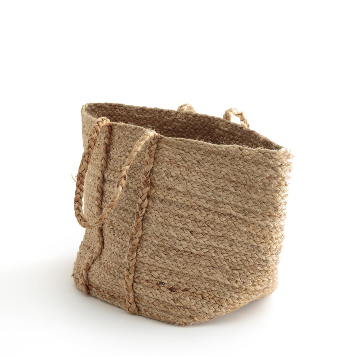 Naturalle Soft Woven Jute Basket Bag – image 2
