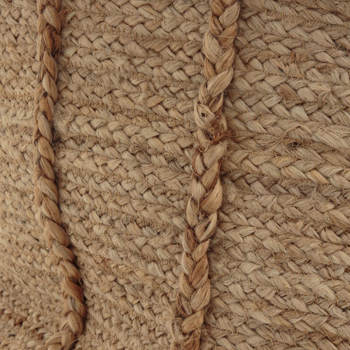 Naturalle Soft Woven Jute Basket Bag – image 3