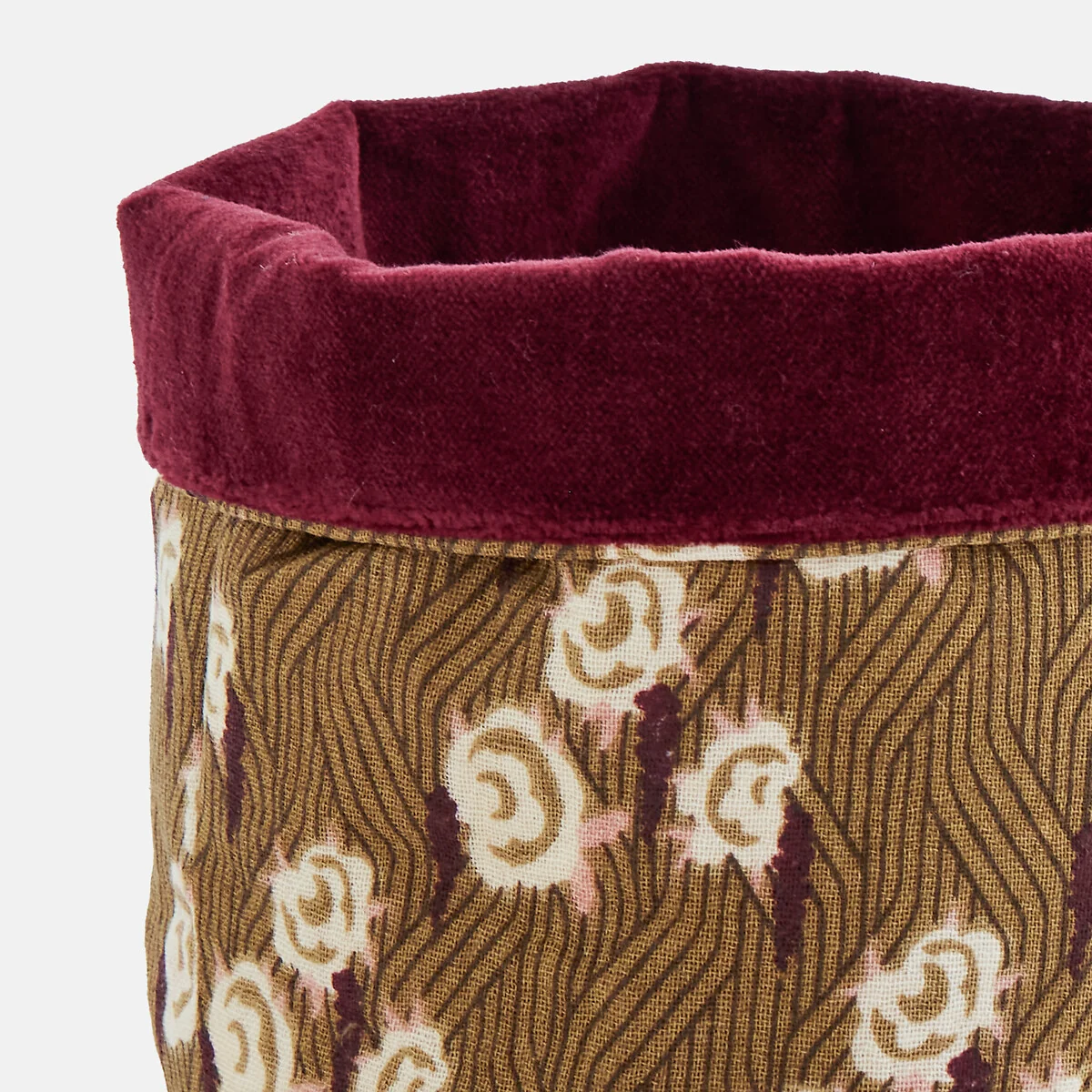 Set of 2 Destello Cotton Small Reversible Storage Baskets – image 3